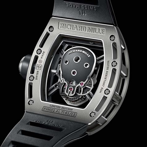 richard mille tourbillon rm 052 skull watch replica|richard mille tourbillon 052.